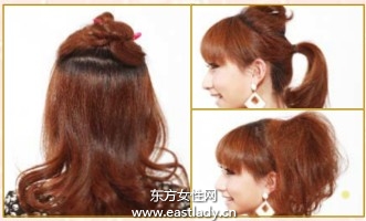 辣妹風(fēng)格高盤發(fā)性感中透露著華麗