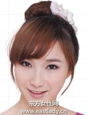 時(shí)尚花苞頭扎法 透露出一絲女性的酷感