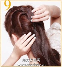 蓬松卷發(fā)塑造層次感呈現清爽印象