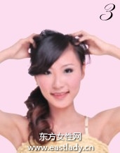 居家小束發(fā)發(fā)型設(shè)計使人活潑有氣息