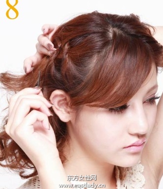 凌亂卷發(fā)變美麗的發(fā)型設(shè)計(jì)步驟