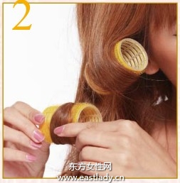 魔術(shù)發(fā)卷卷出隨意感發(fā)梢