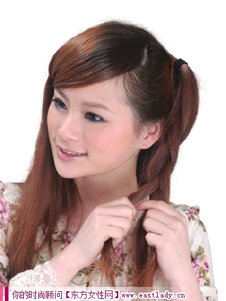 2012最新發(fā)型 歪歪辮重拾少女情懷