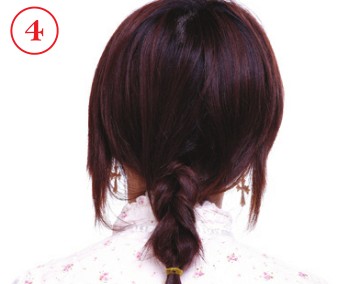 2012流行發(fā)型 自然隨性反編辮