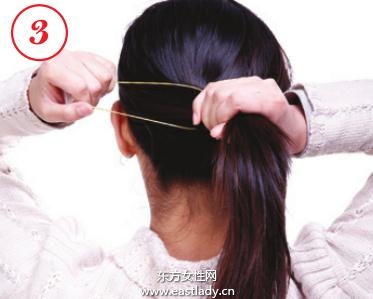 2013新款馬尾辮的扎法圖解 美化你的臉部輪廓