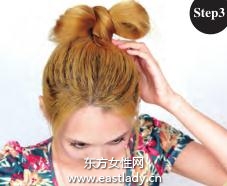 時(shí)尚蝴蝶結(jié)盤發(fā)發(fā)型設(shè)計(jì)辣味十足