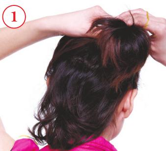 2012新款馬尾辮的扎法 大臉變小臉