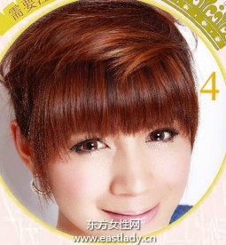 復(fù)古斜梳高盤發(fā)展現(xiàn)青春靚麗