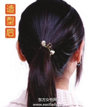 2013新款馬尾辮的扎法圖解 美化你的臉部輪廓