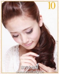 蓬松卷發(fā)塑造層次感呈現清爽印象