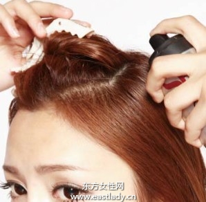 定型噴霧的基本造型方法