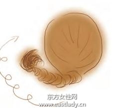 適合卷發(fā)美女的馬尾發(fā)型造型