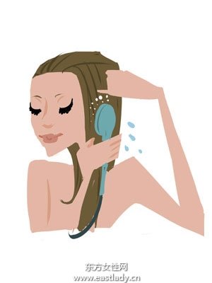 圖解正確洗發(fā)步驟