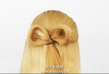 蝴蝶結(jié)的系法圖解打造氣質(zhì)名媛發(fā)型