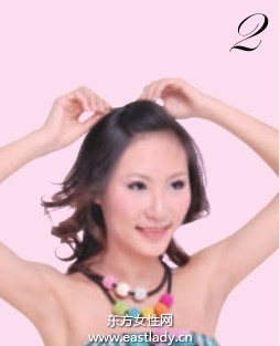 蝴蝶結(jié)小束發(fā)簡單迷人富含溫情氣息