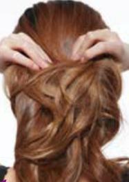 時(shí)尚女士假發(fā)打造蓬松造型