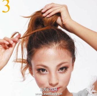 2013新款馬尾辮的扎法圖解