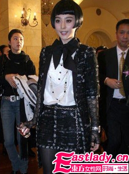 明星典范 復(fù)古劉海的11種搭配范兒