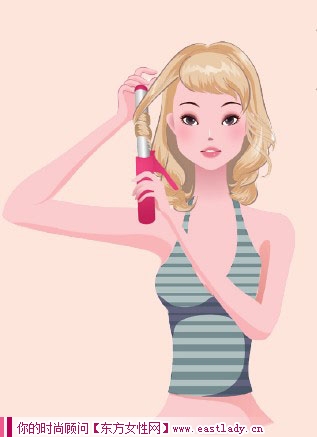 DIY俏麗卷發(fā)發(fā)型 做時尚俏佳人