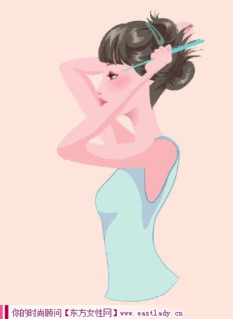 高雅古典盤發(fā)發(fā)型 大臉變小臉