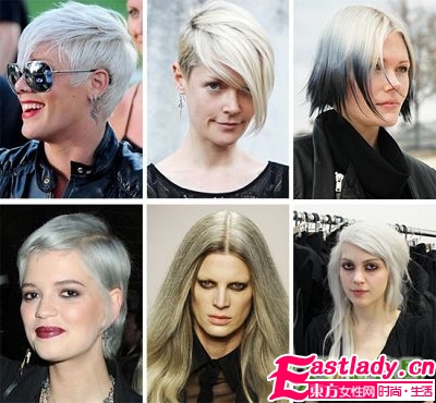 灰白發(fā)色引領(lǐng)2010春夏時尚潮流