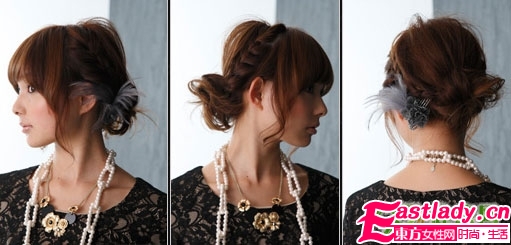 強薦 節(jié)日款靚麗發(fā)型DIY步驟圖解