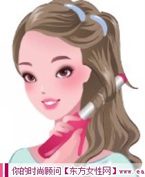 蓬松馬尾卷發(fā)型 突出臉蛋美