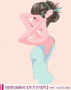 高雅古典盤發(fā)步驟起圓潤(rùn)臉型作用