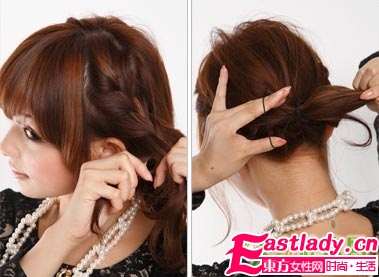 強薦 節(jié)日款靚麗發(fā)型DIY步驟圖解