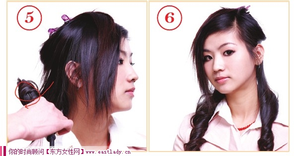 DIY最新潮的卷發(fā)發(fā)型