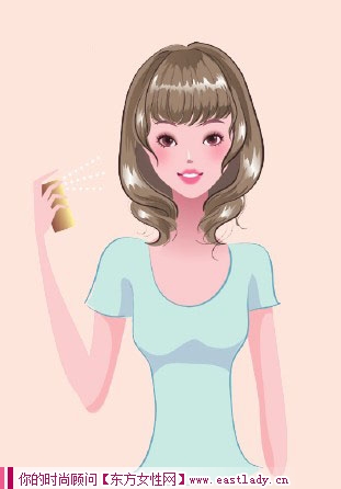 簡單五步卷發(fā)發(fā)型造型 時尚高雅