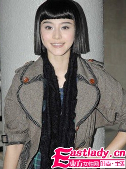 明星典范 復(fù)古劉海的11種搭配范兒