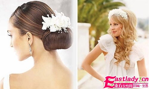 美麗綻放 新娘十八款柔美發(fā)型