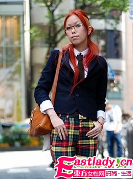 日系發(fā)型街拍 獨創(chuàng)個性發(fā)型