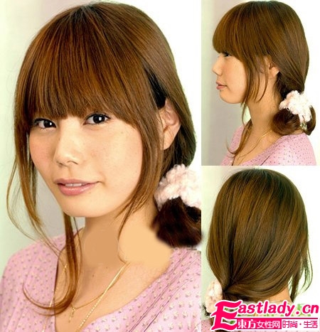 慵懶歪發(fā)髻發(fā)型怎么扎