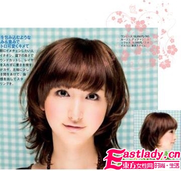 風(fēng)情劉海 打造最美蓬松卷發(fā)