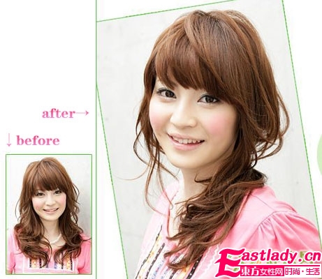 中發(fā)MM側(cè)扎馬尾DIY步驟圖解