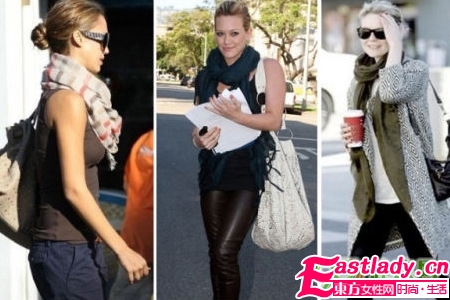 09秋冬時尚風(fēng) 發(fā)型圍巾的絕配