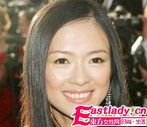 章子怡示范時(shí)尚甜美新娘發(fā)型