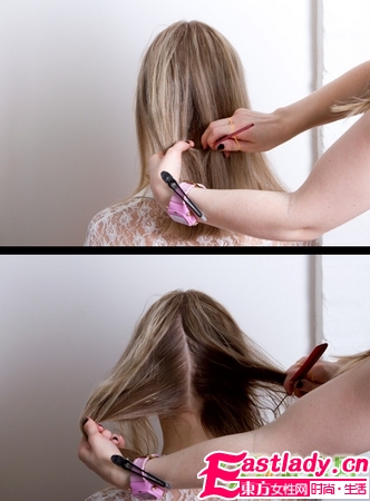  雙結(jié) 發(fā)髻的盤(pán)法步驟