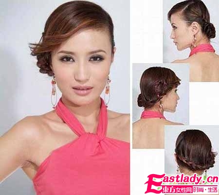 冬季雅致韓式盤發(fā)步驟圖解