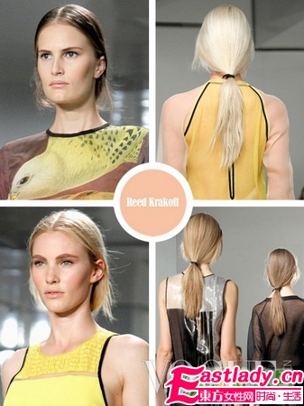 13款秀場(chǎng)馬尾辮發(fā)型推薦