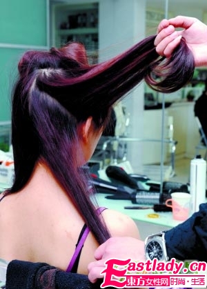 春夏最流行花苞頭步驟圖解