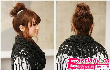 唯美氣質(zhì) 五款浪漫韓式盤發(fā)