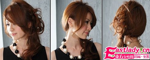 DIY華麗感嫵媚新年韓式盤發(fā)