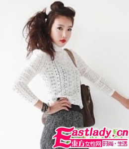 時(shí)尚OL造型 最新韓式卷發(fā)盤發(fā)