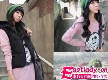 冬季最愛 浪漫韓風帽子巧搭長發(fā)