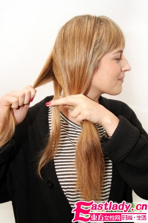 簡(jiǎn)單又別致的變異辮子發(fā)型編法