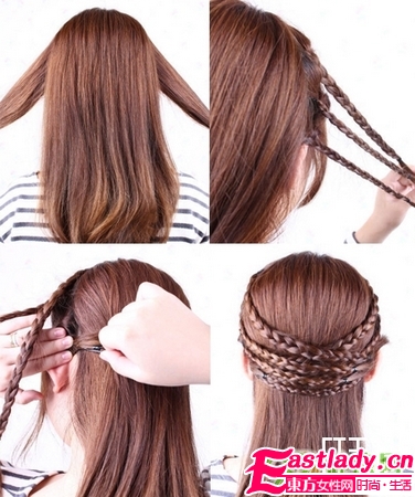 韓式發(fā)型扎法步驟