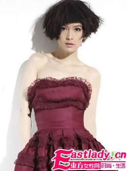 誘惑寫真 周慧敏頂蓬亂蘑菇頭